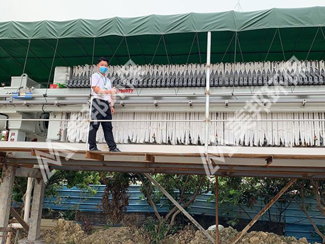 廣州花都某砂場洗砂脫水視頻